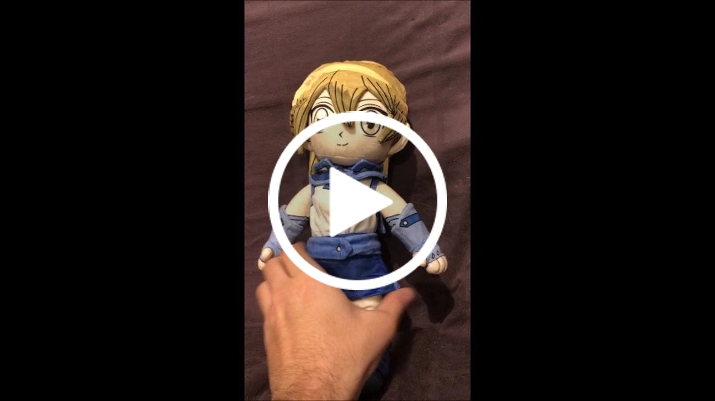 Customer video review of Original Character (OC) Design Plush