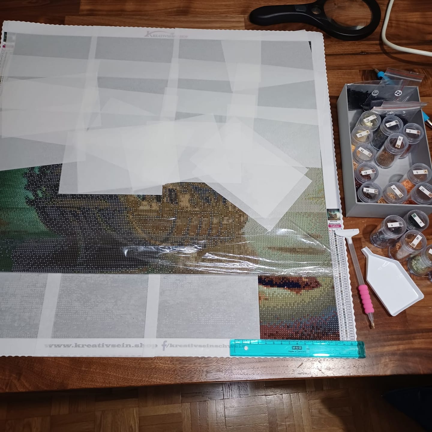 Customer photo review of Altes Segelschiff am Strand - 5D DIY Diamond Painting