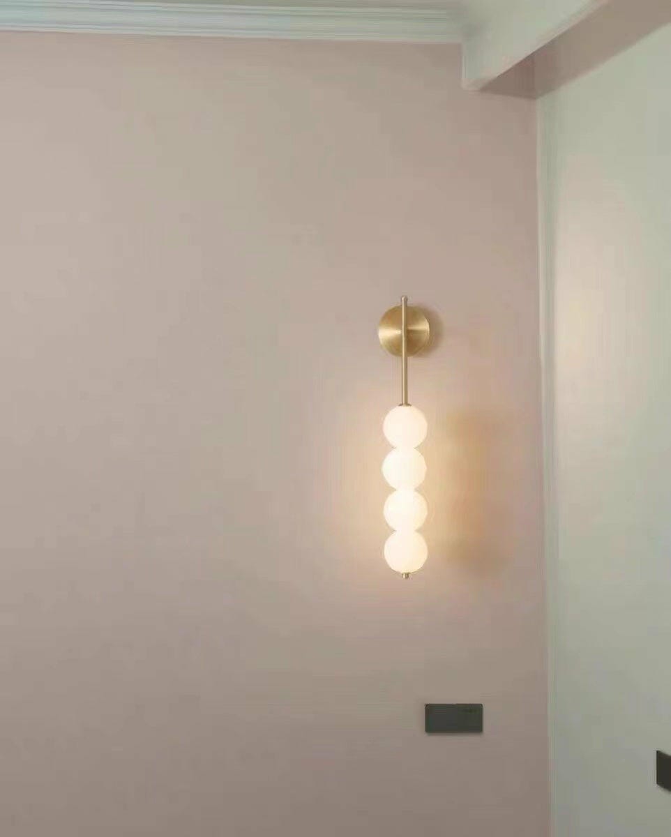 Customer photo review of Opal Ball Wall Light, 53 cm Tall, Wall Sconce, Integrated LED