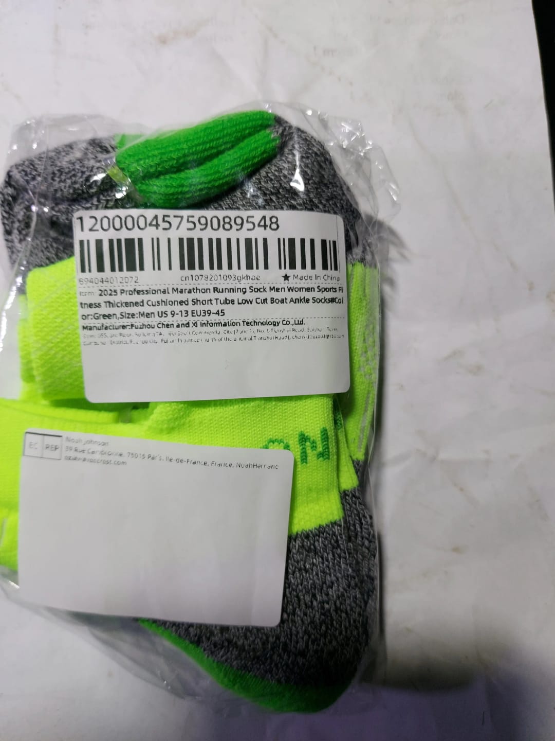 Customer photo review of Court Crew Sock