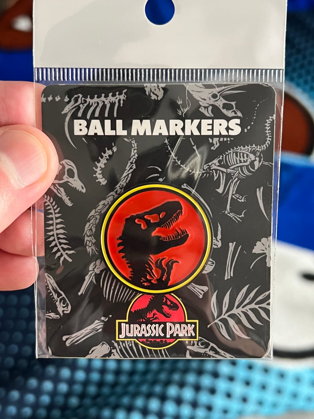 Customer photo review of Jurassic Park "Logo" – Ball Marker