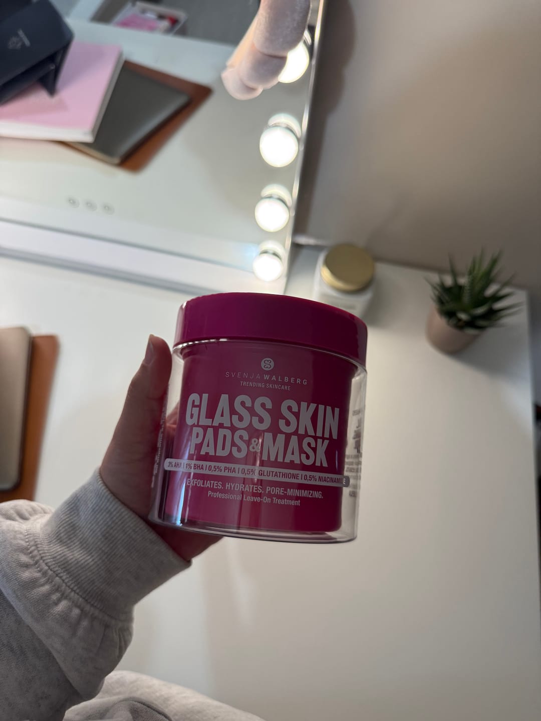 Customer photo review of Glass Skin Pads & Mask