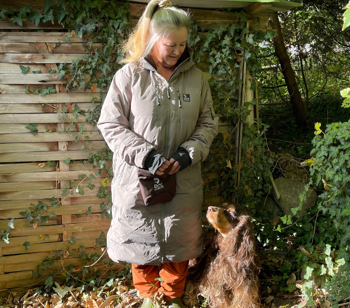 Customer photo review of DogCoach Godbidslomme | Hobby | XL | Bison | Archie