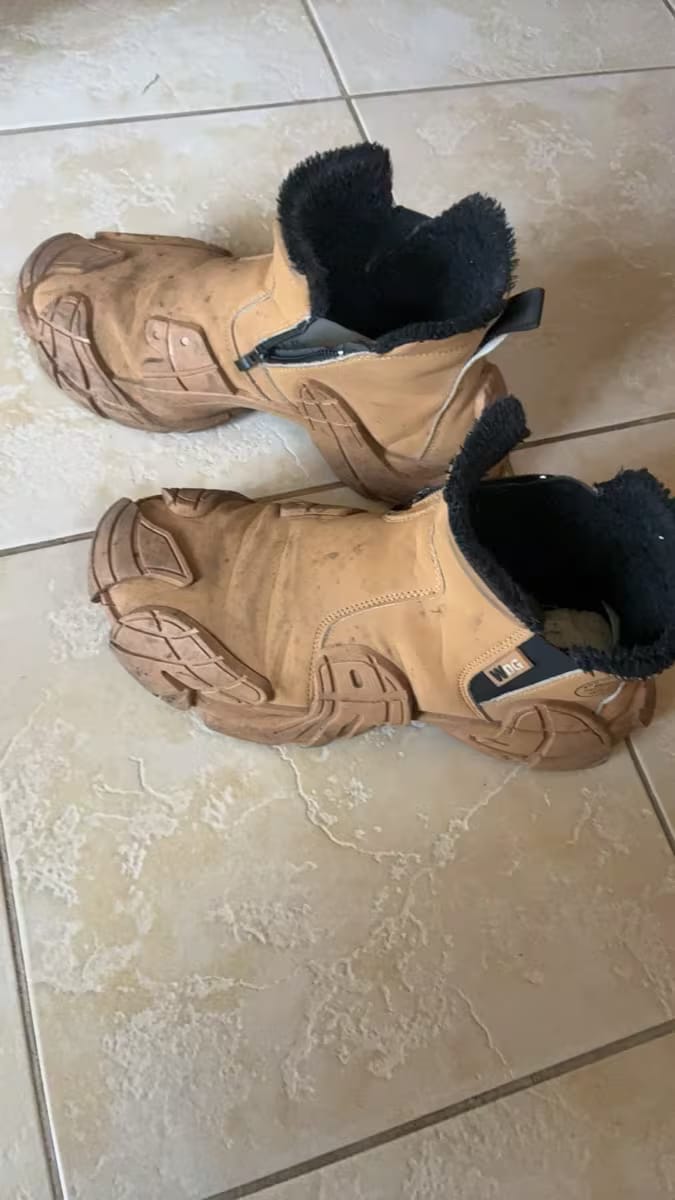 Customer photo review of ThermoBoots – wasserdicht, warm gefüttert und leicht statt klobig