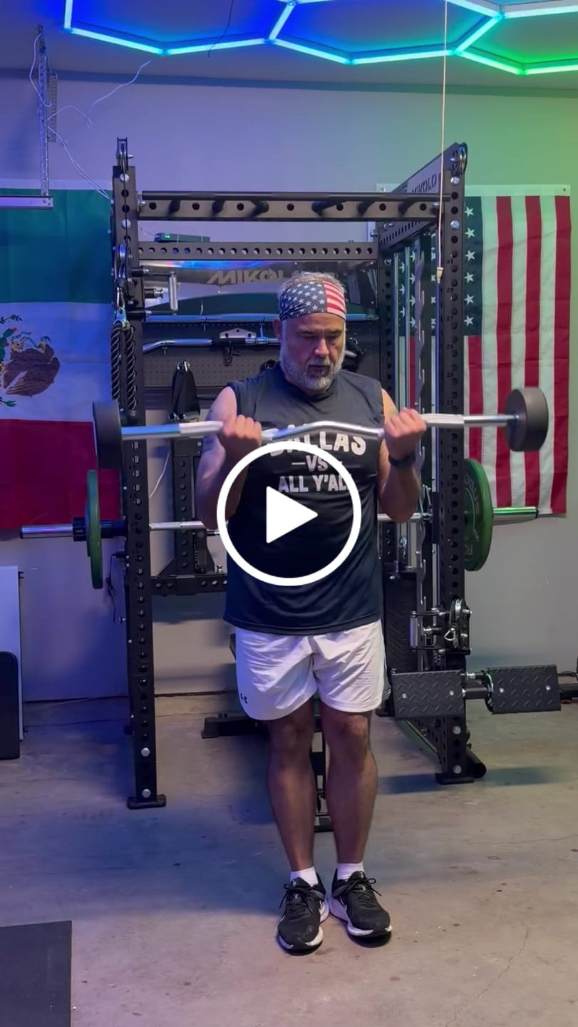 Customer video review of Fixed Weight EZ Curl Barbell