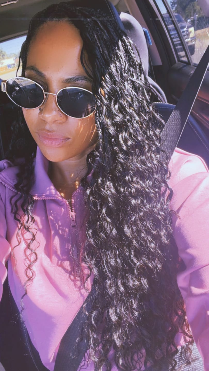 Customer photo review of Ywigs Loose Deep Wave Human Crochet Hair for Miracle Knots