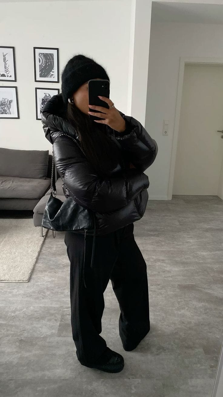 Customer photo review of Piumino Lucido Unisex