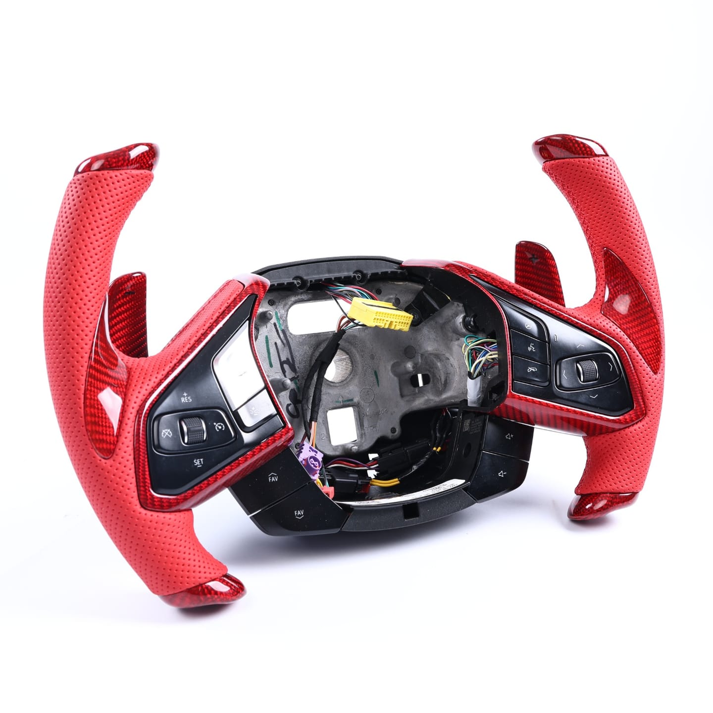 Customer photo review of C8 Corvette F1 Competition Style Custom Made to Order Carbon Fiber Steering Wheel