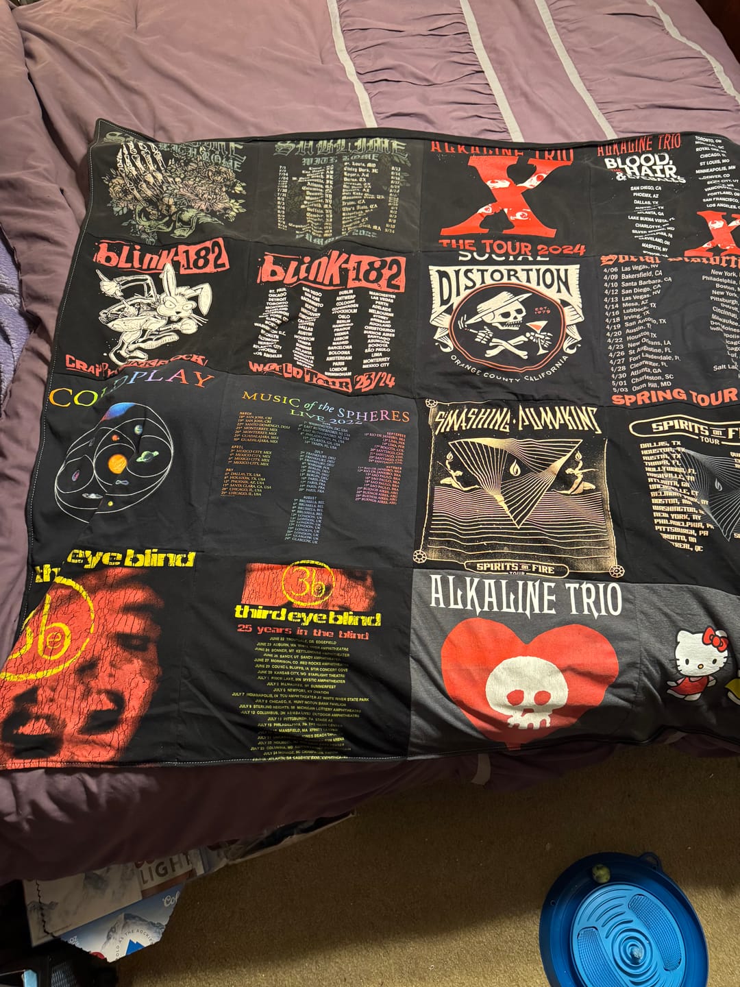 Customer photo review of Project Repat T-Shirt Quilt