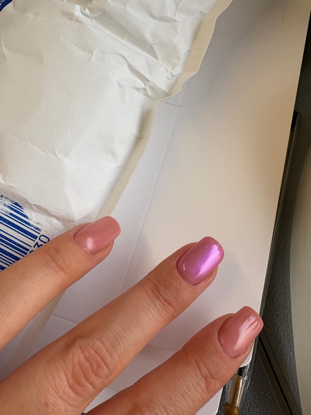 Customer photo review of Semilac 988 Nude Pink Glow UV Gel Polish