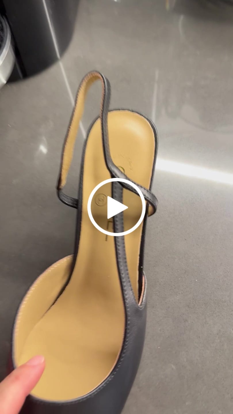 Customer video review of Chanel Slingback 65mm Sheepskin