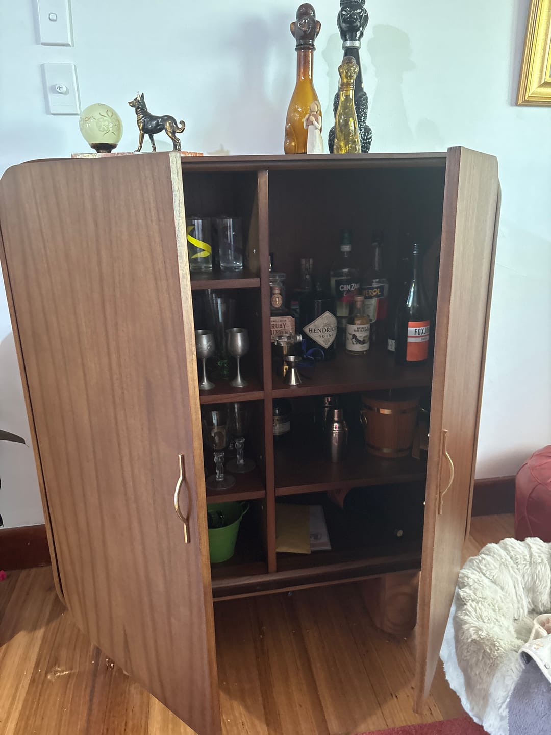 Customer photo review of Marguerite Bar Cabinet