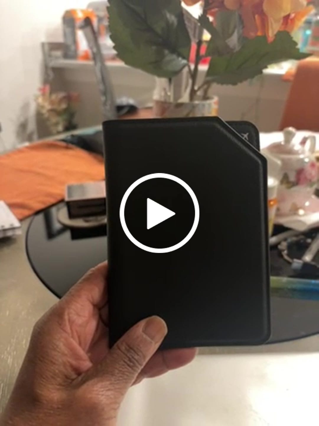 Customer video review of Passport Holder Air