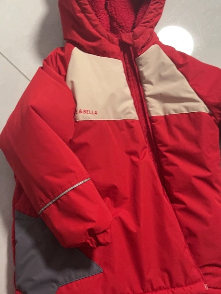 Customer photo review of Dave&Bella Toddler Girls/Boys Warm Animal-style Outwear Hooded Fleece Padded Coats