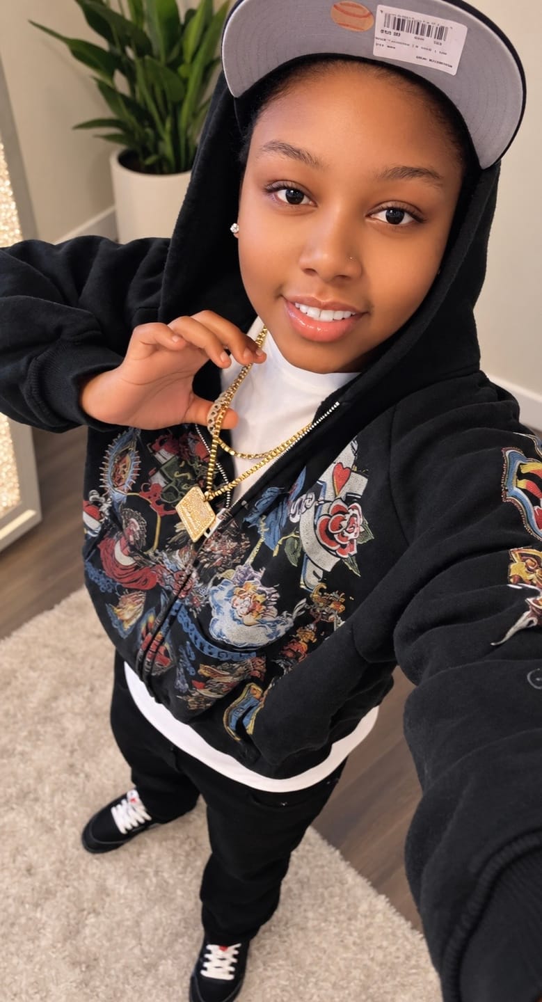 Customer photo review of Righteous Risen King Zip Up Hoodie Black