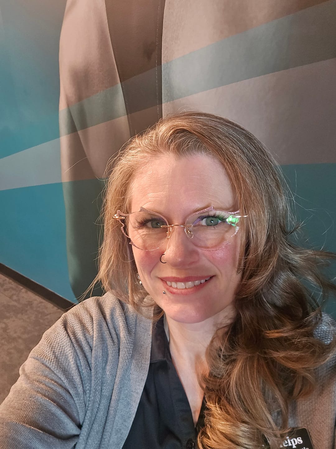 Customer photo review of Flare Eyeglasses