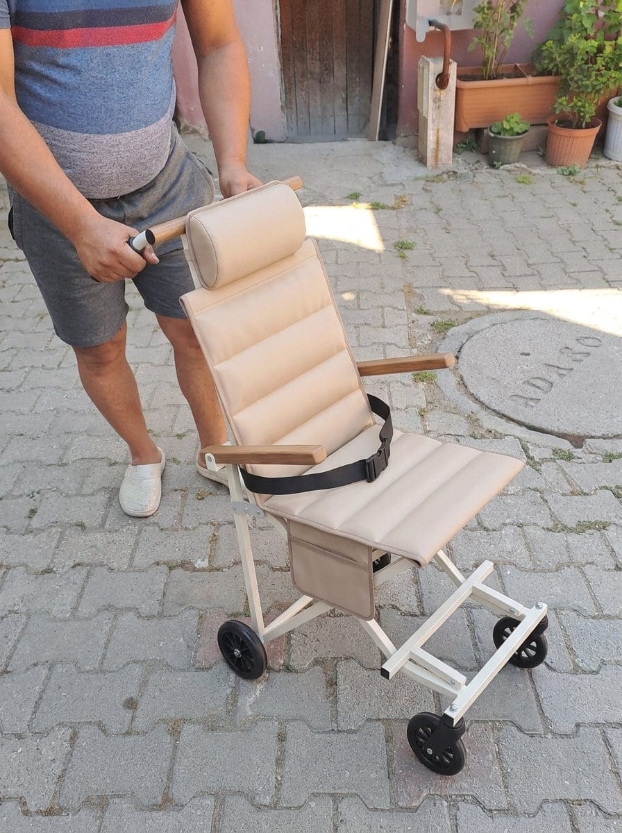 Customer photo review of Bring Mom Along – Foldable Comfort Chair