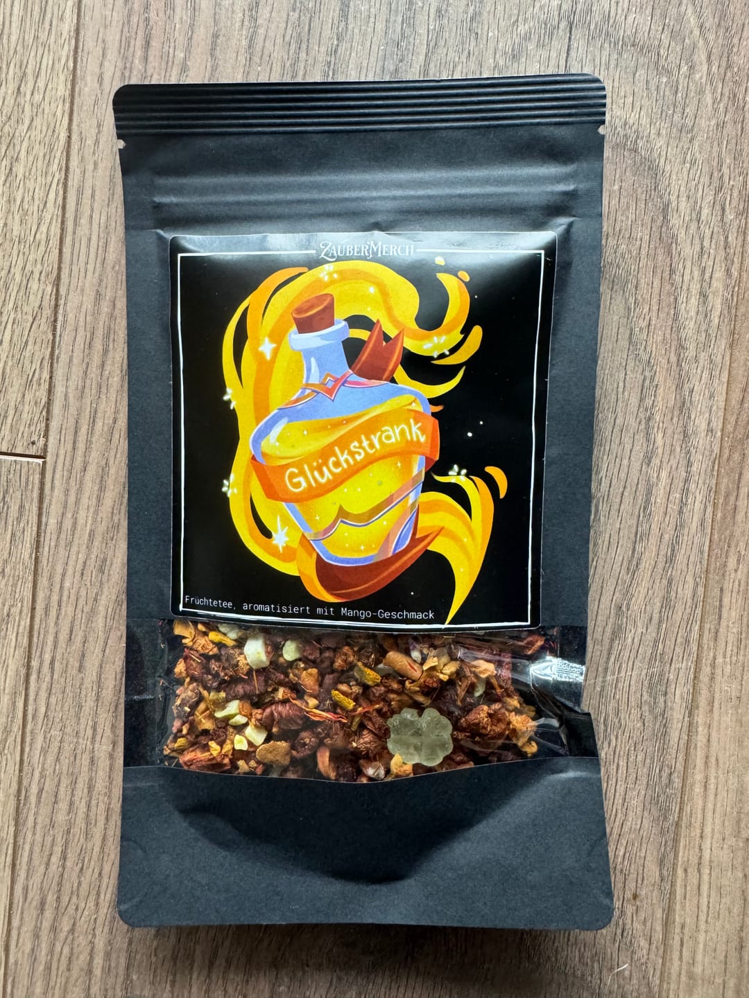 Customer photo review of Glückstrank – Zaubertrank Früchtetee Mango
