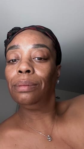 Customer photo review of Korean Collagen Night Wrapping Mask