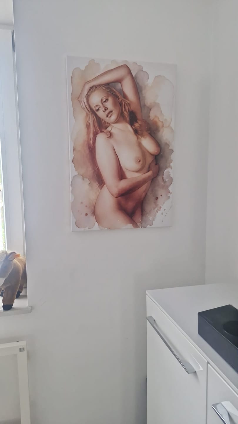 Customer photo review of Euer Foto als Kunstwerk – mit Live-Vorschau, als Poster oder Leinwand