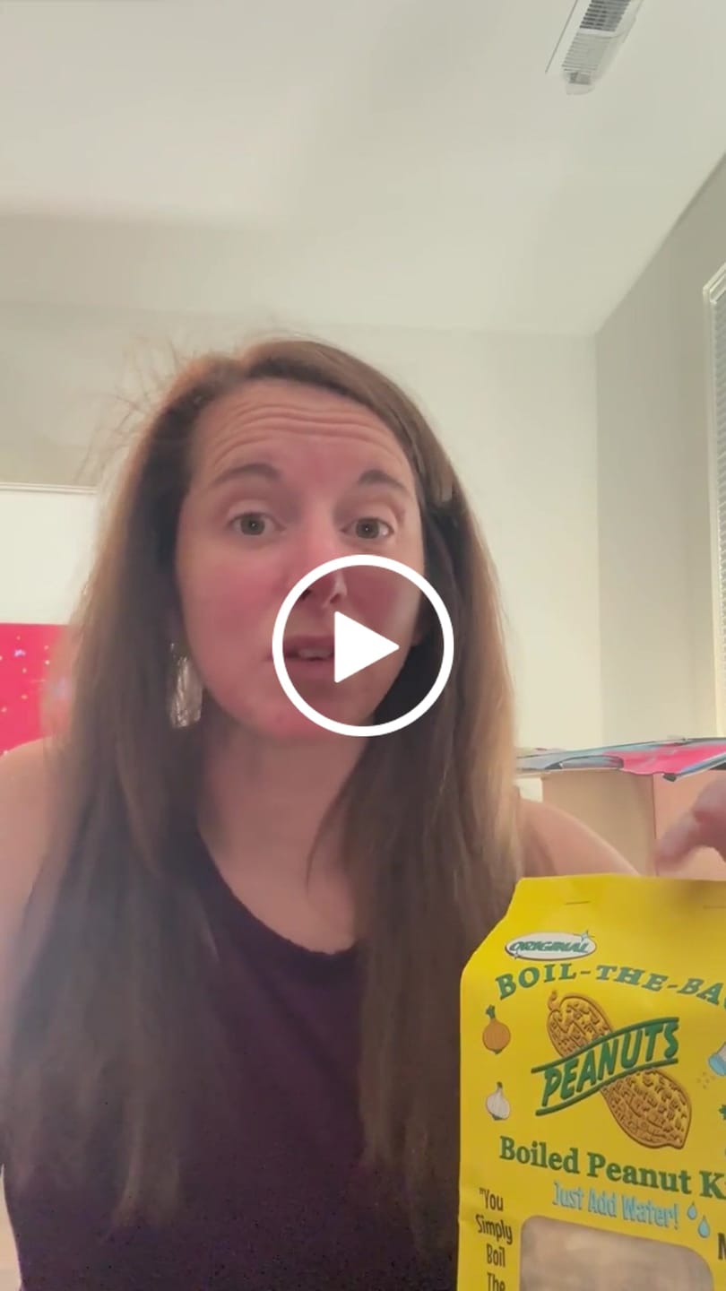 Customer video review of Boil-The-Bag Boiled Peanuts (2 Bags)