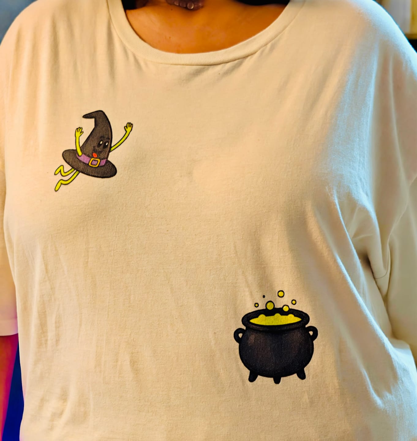 Customer photo review of Witch Hat Dive T-Shirt