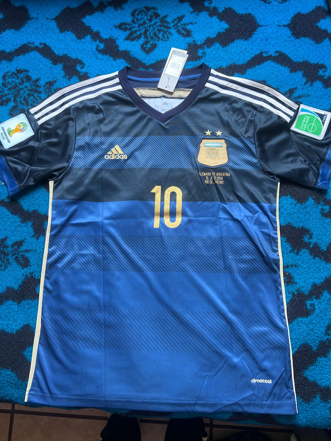 Customer photo review of Argentina 2014 Visita manga corta