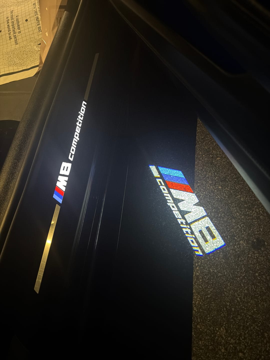 Customer photo review of BMW LED DOOR LIGHTS