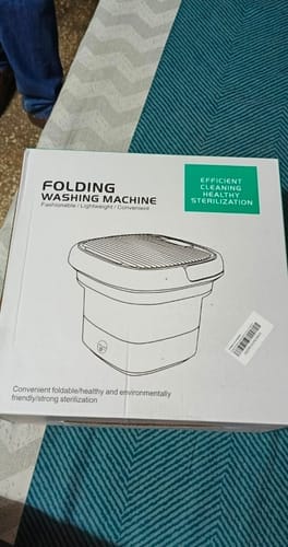 Customer photo review of Mini Portable and Foldable Washing Machine