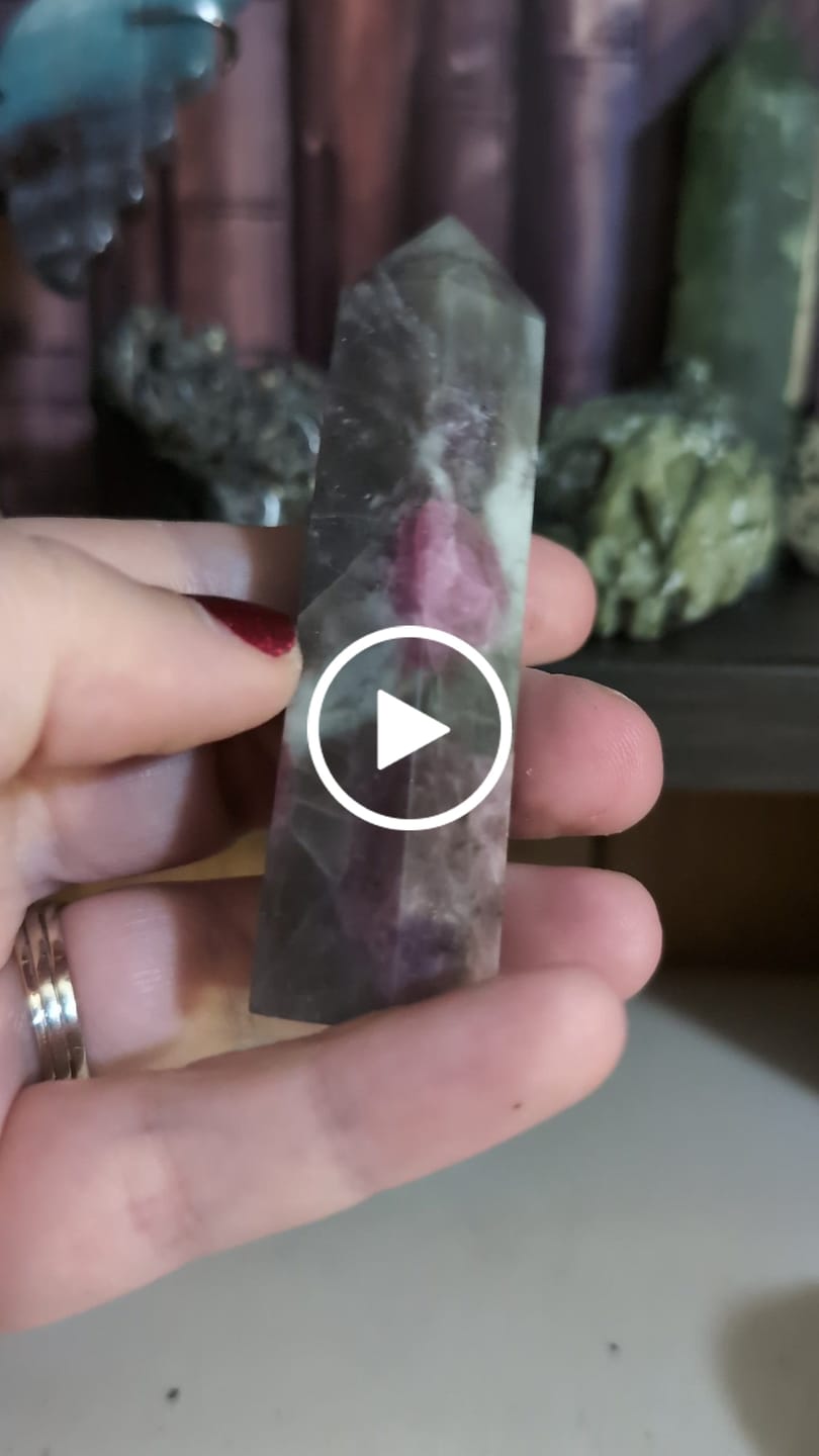 Customer video review of Natural Pink Tourmaline Crystal Point