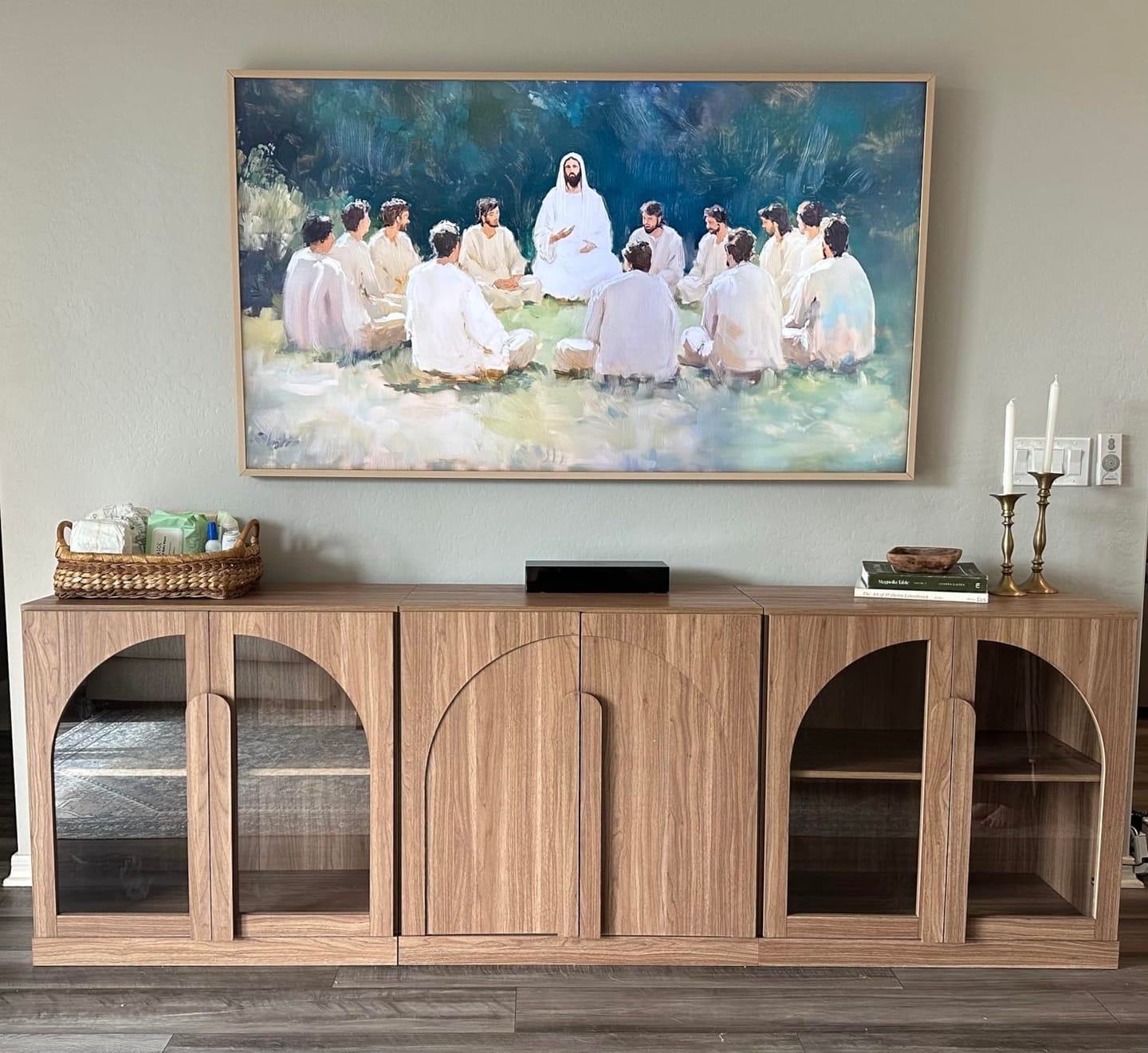 Customer photo review of Bijou Modular Sideboard Cabinet (3-Piece)