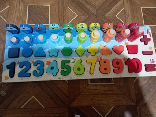 Customer photo review of Montessori Board™- Wooden Educational Table
