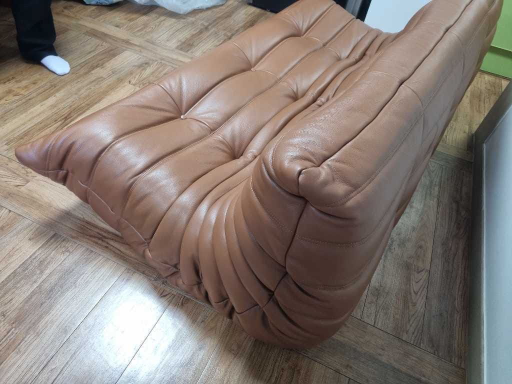 Customer photo review of TOGO LARGE SETTEE WITHOUT ARMS - 3 seater leather sofa