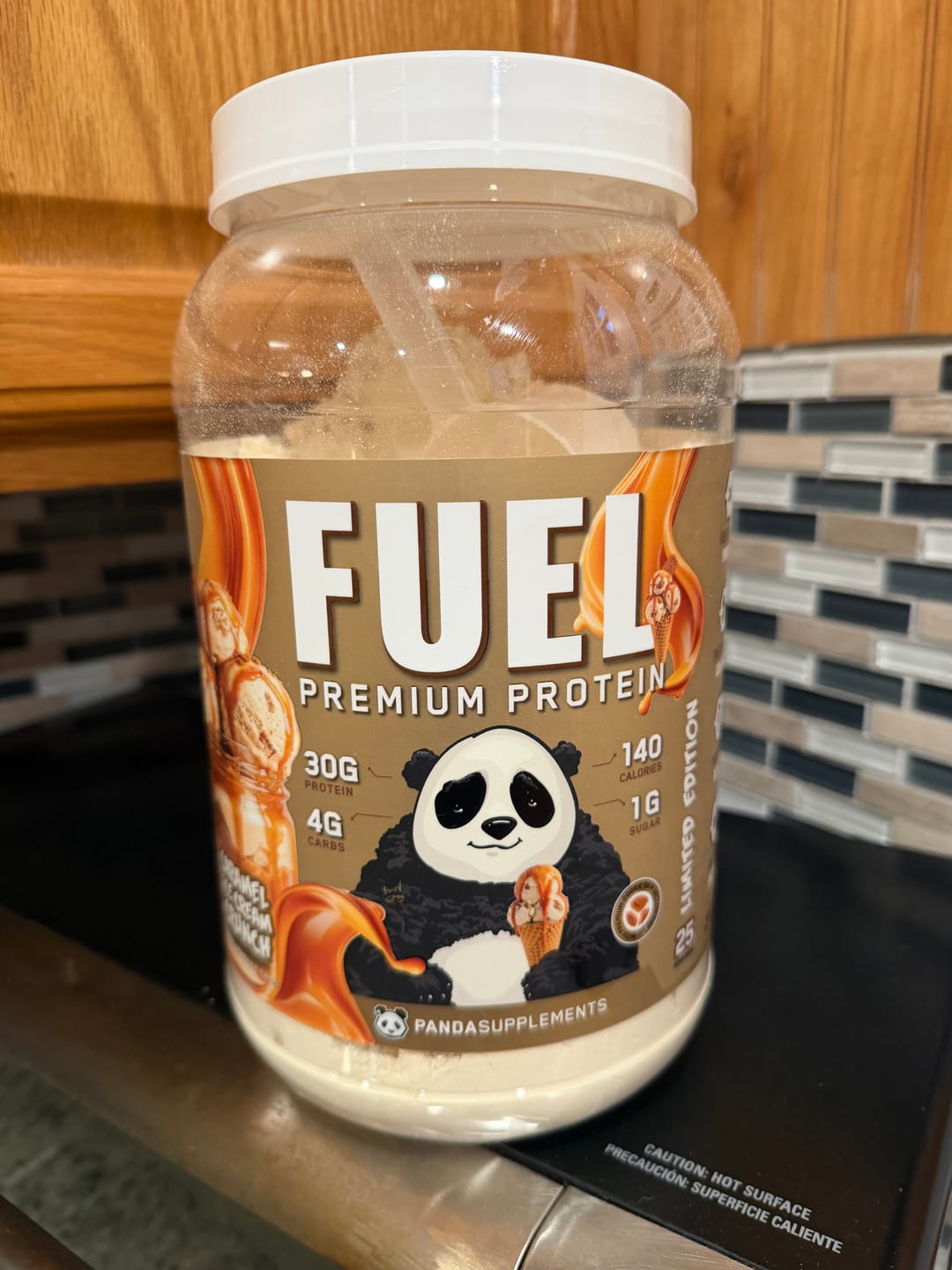 Customer photo review of Caramel Ice Cream Crunch (With Inclusions) Limited Edition