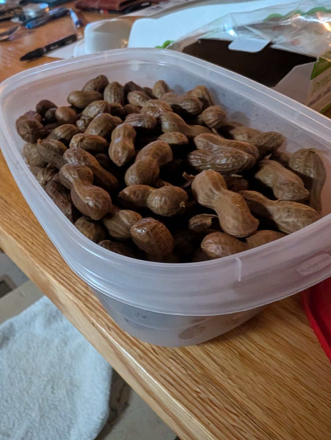 Customer photo review of Boil-The-Bag Boiled Peanuts (4 Bags)