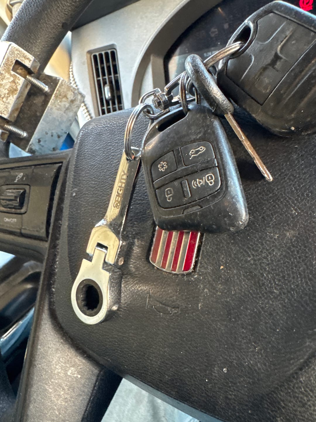 Customer photo review of 80Eighty® 10mm Wrench Keychain