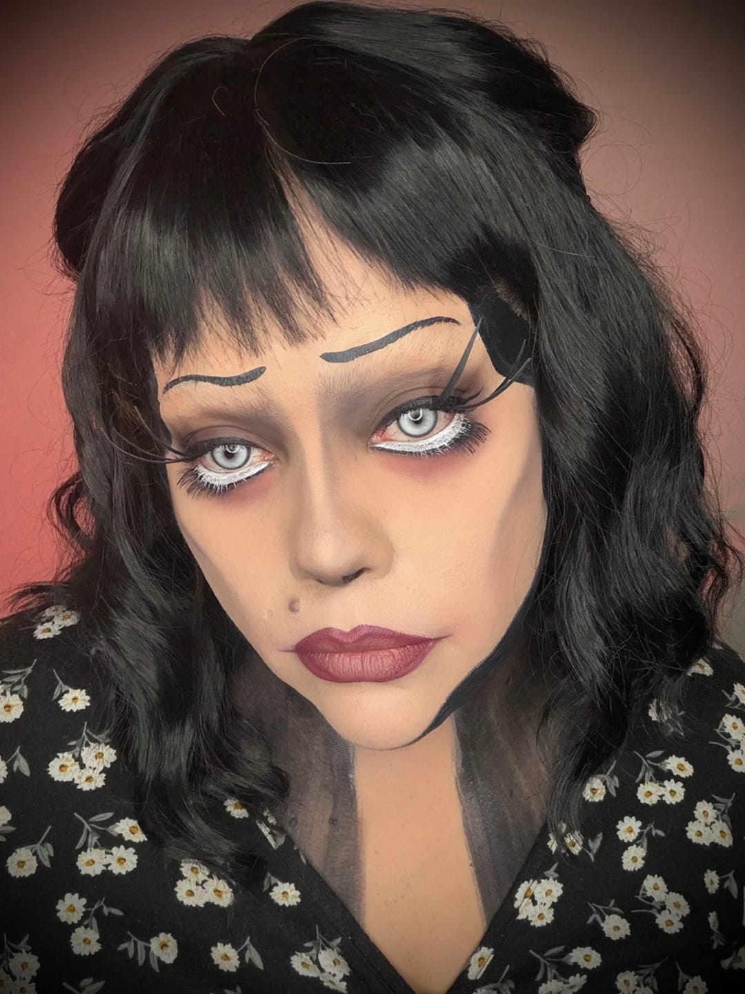 Customer photo review of Cosplay KOI Gray Colored Contact Lenses