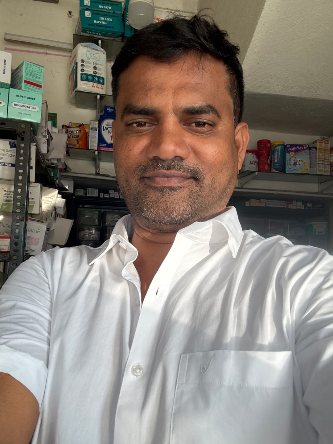 Customer photo review of Double Delight White Shirts - 2 Pcs Combo Pack
