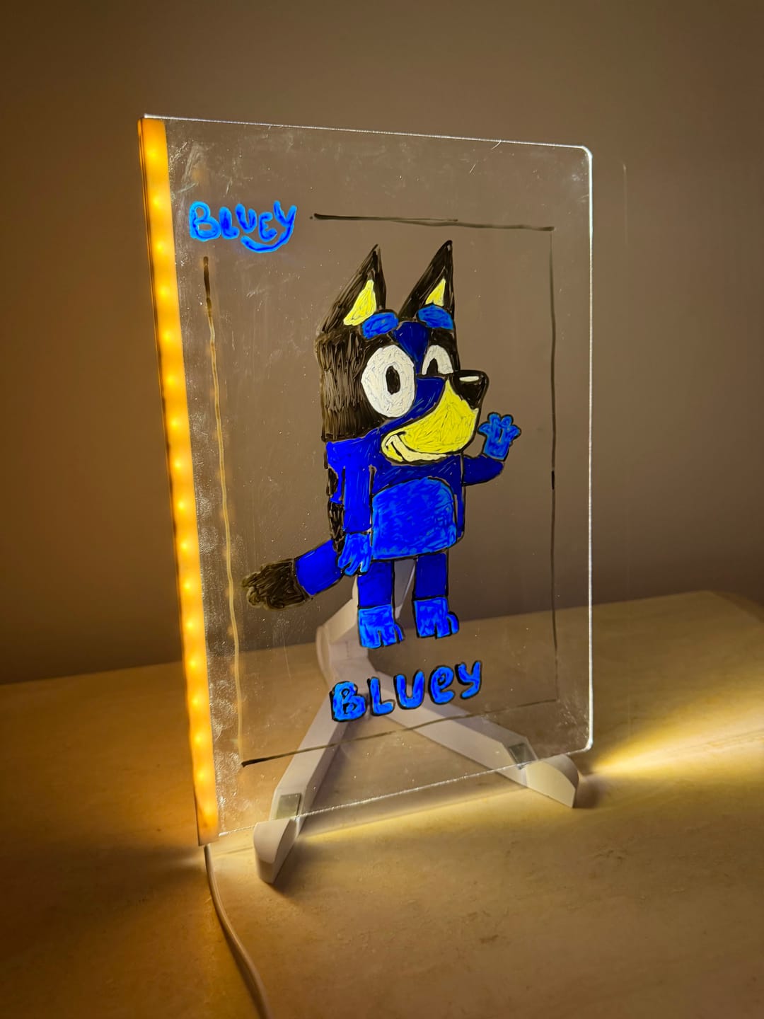 Customer photo review of GlowSketch™ – LED Drawing & Message Board