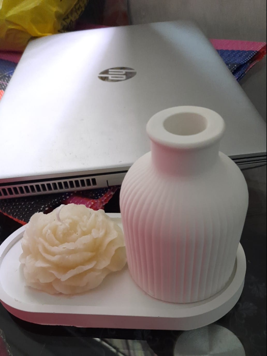 Customer photo review of Lavender Candle Jar