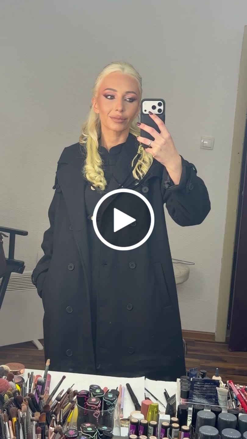 Customer video review of Emma Lace Up Trench Coat