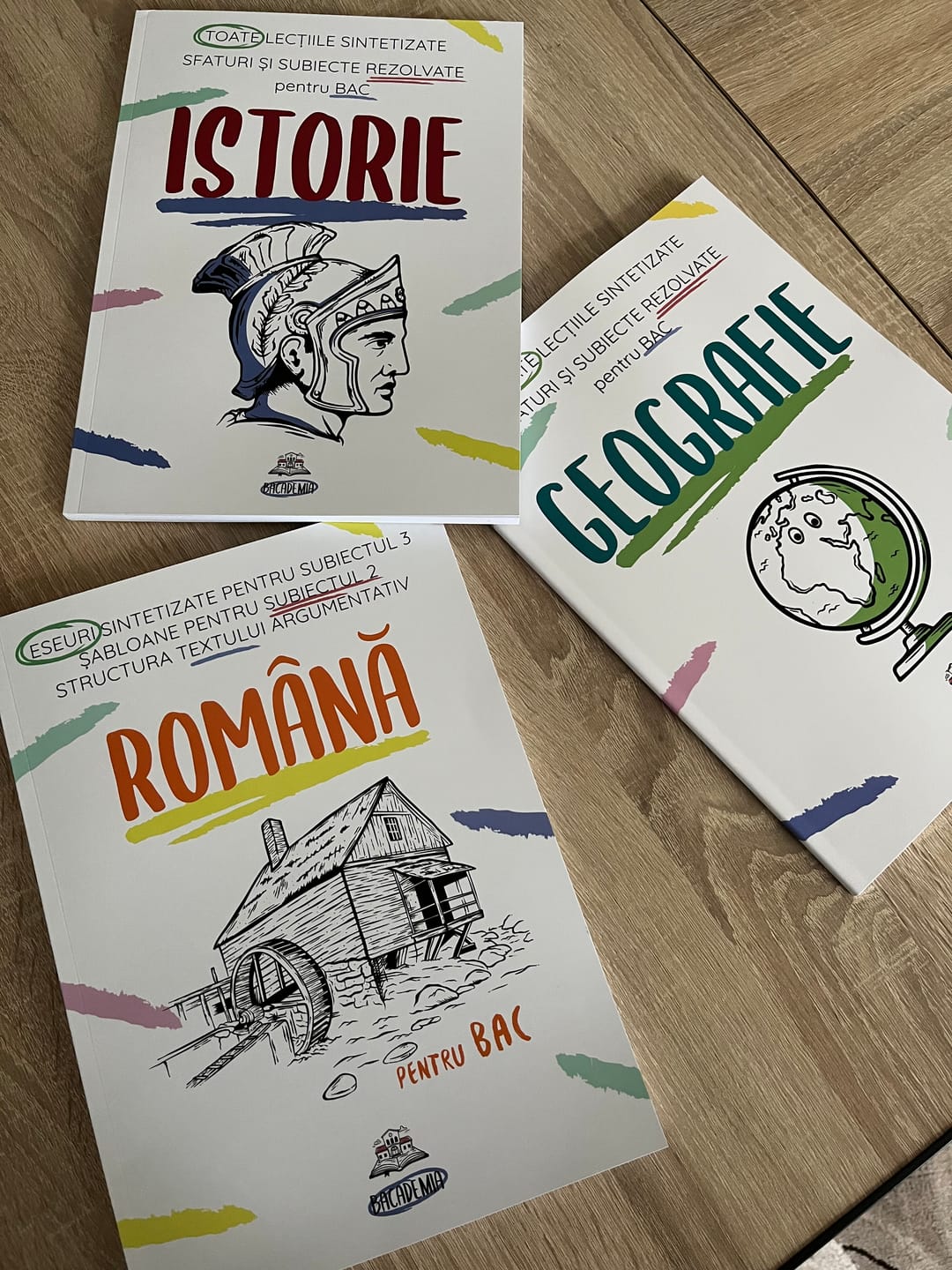 Customer photo review of Pachet Bacalaureat (Română + Istorie + Geografie) Bacademia