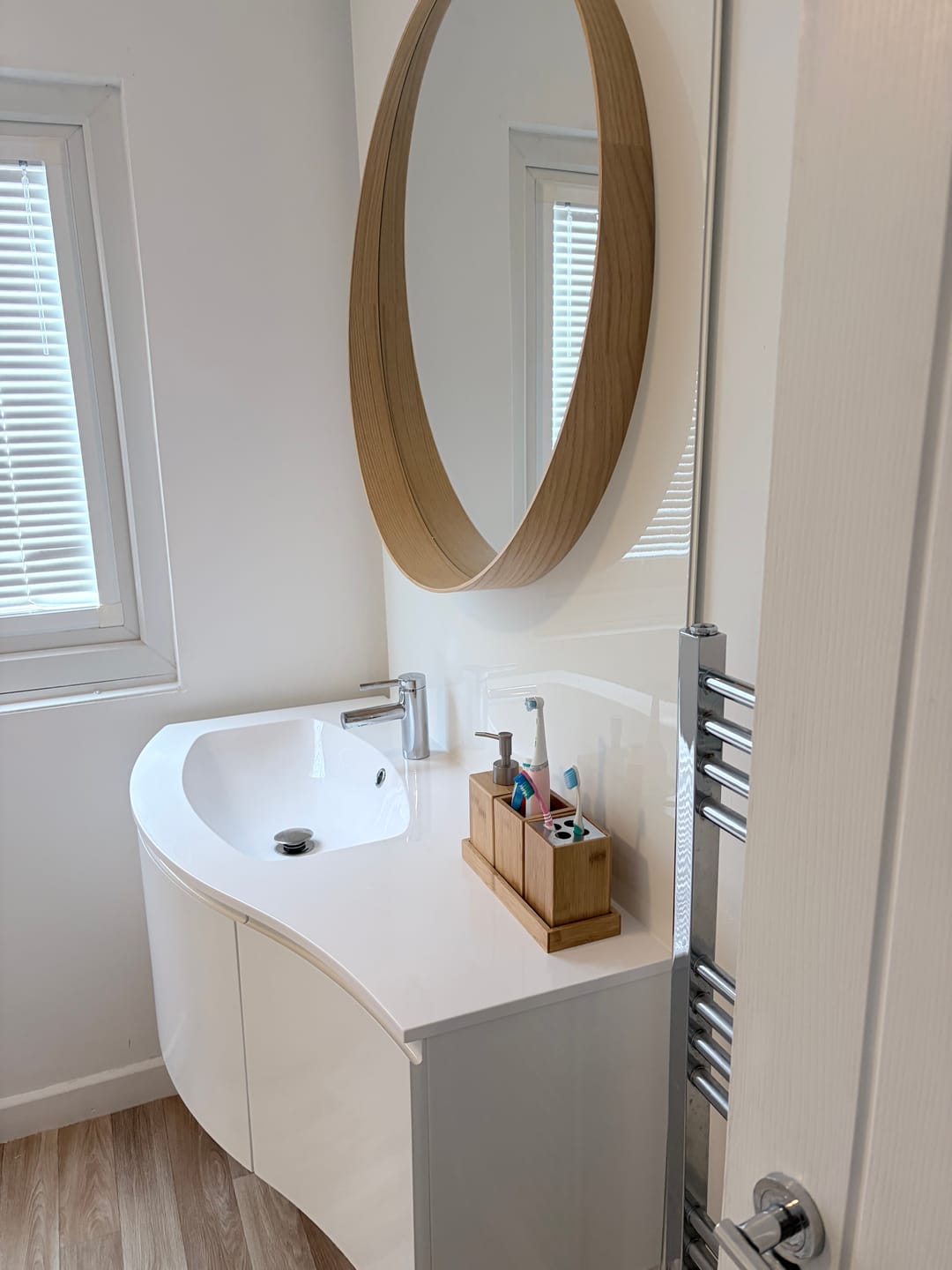 Customer photo review of 25mm x 25mm Chrome External Corner Trim