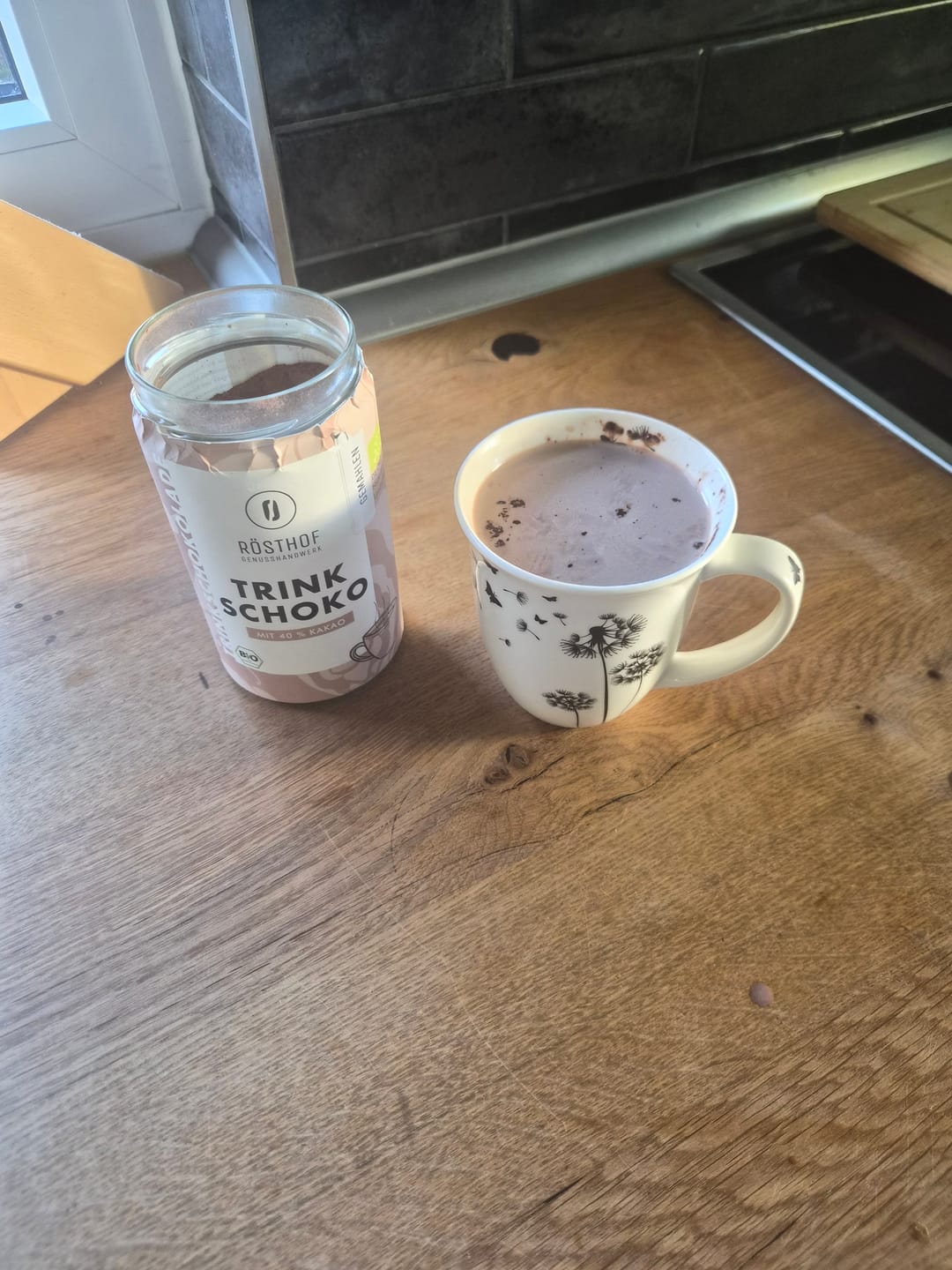 Customer photo review of Trinkschokolade - BIO - 40 % Kakao