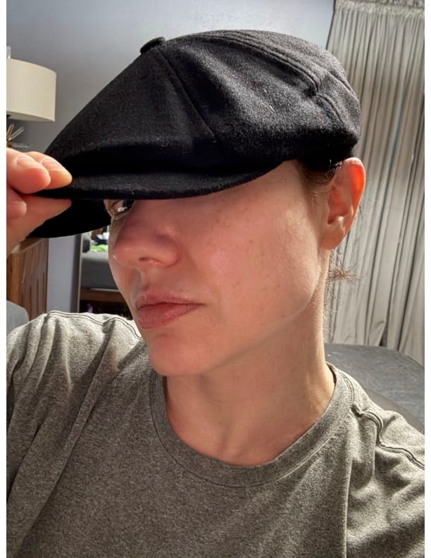 Customer photo review of Loden 'Brooklyn' Newsboy Cap