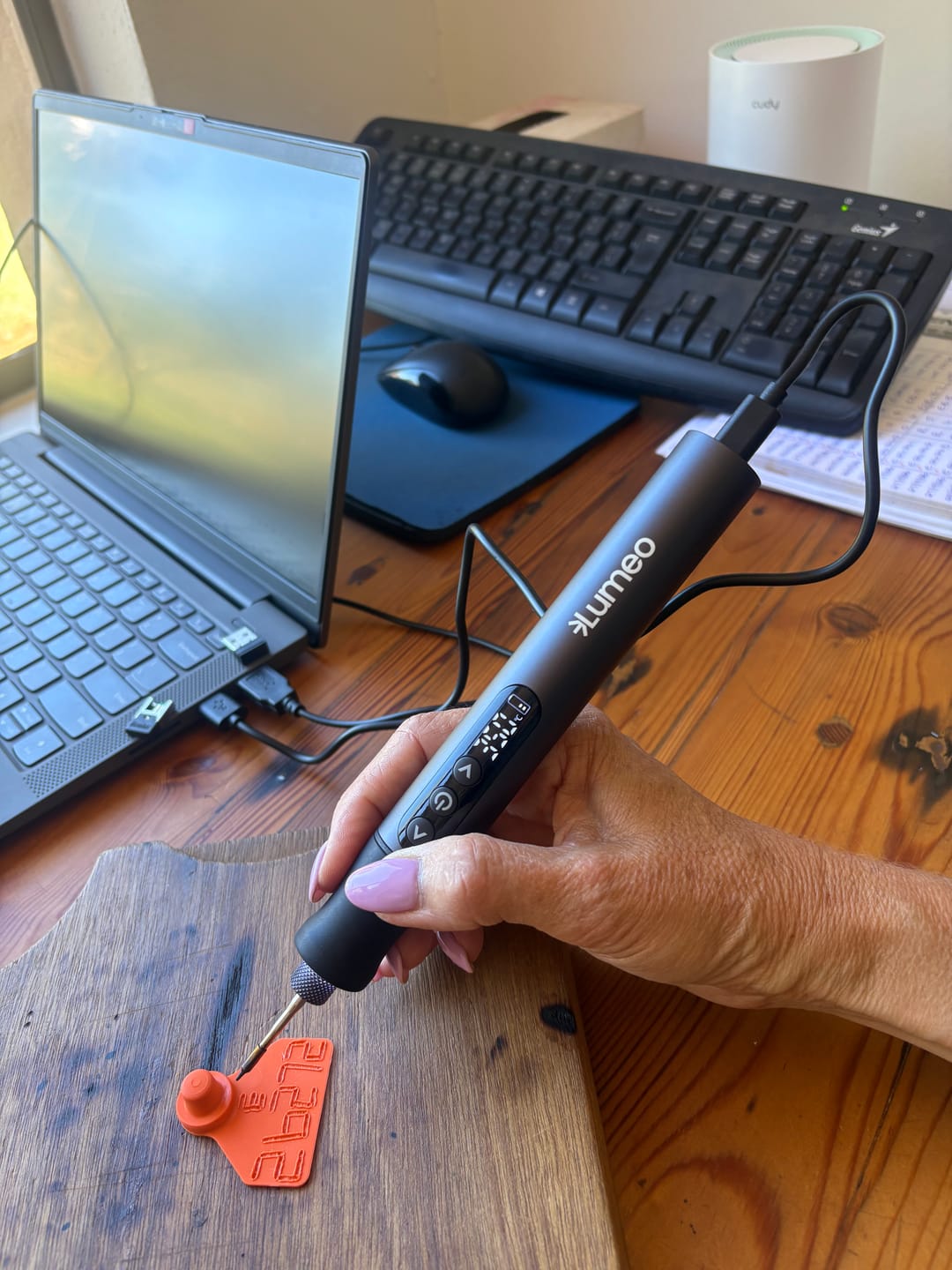 Customer photo review of Lumeo QuickFix Soldering Iron