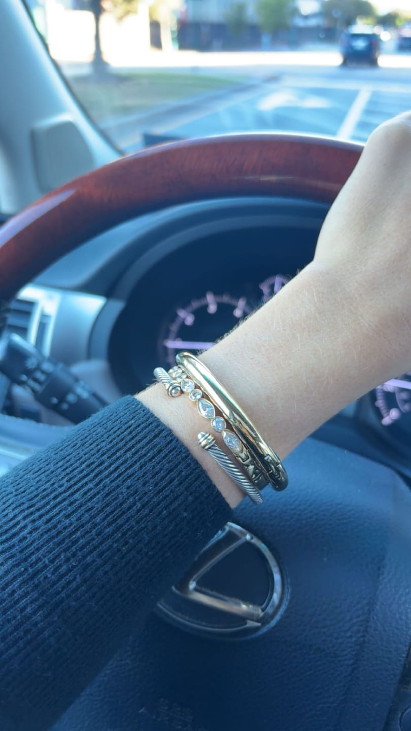 Customer photo review of Marquise Bangle