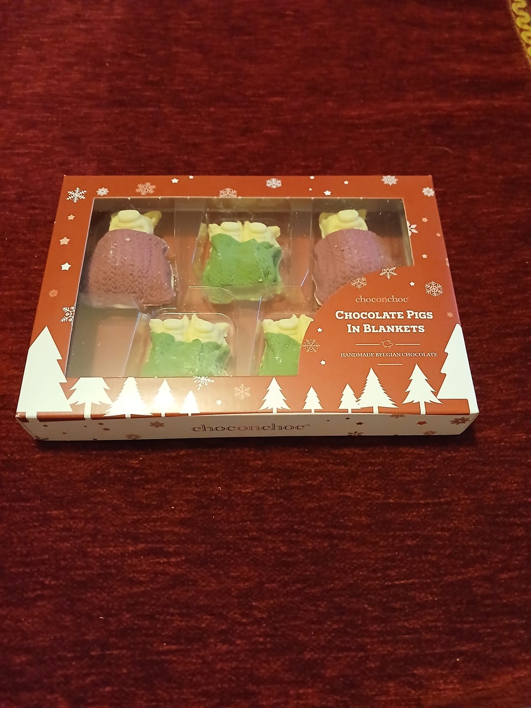 Customer photo review of Chocolate Pigs in Blankets