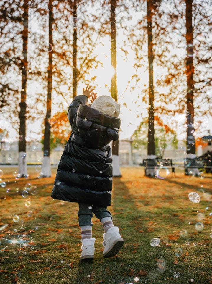Customer photo review of Dave&Bella Kids Winter Cozy Outwear Windproof Hooded Long-style Down Coats