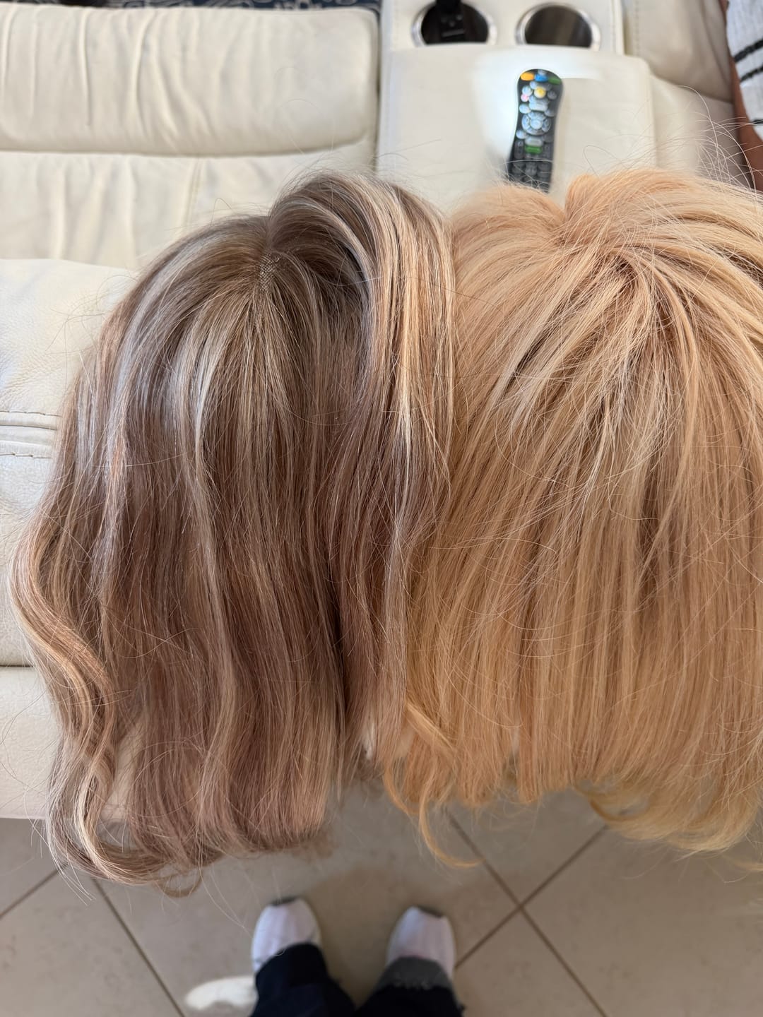 Customer photo review of Elsie Full Volume Hair Topper